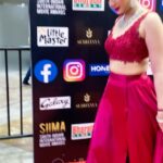 Harshika Poonacha Instagram - Finally ♥️♥️♥️ Wearing beautiful @label_divya_samal Jewelry @pihtara_jewels Thankyou @siimawards for having me over ❤ #SIIMA #siimaonreels
