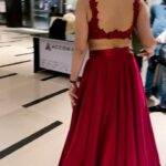 Harshika Poonacha Instagram – Wait for my look I’m gonna palat soon,Now I’m late and rushing to @siimawards ♥️♥️♥️
Wearing beautiful @label_divya_samal 
Jewelry @pihtara_jewels