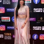 Harshika Poonacha Instagram – There is a princess inside all of us ❤❤❤
Living my princess moment at @siimawards Day 2.
Wearing beautiful @label_divya_samal 
Elegant Jewellery @pihtara_jewels 
#SIIMA 
Thankyou @ragalahari for the beautiful pictures ❤ Novotel Hyderabad Convention Centre