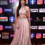Harshika Poonacha Instagram – There is a princess inside all of us ❤❤❤
Living my princess moment at @siimawards Day 2.
Wearing beautiful @label_divya_samal 
Elegant Jewellery @pihtara_jewels 
#SIIMA 
Thankyou @ragalahari for the beautiful pictures ❤ Novotel Hyderabad Convention Centre
