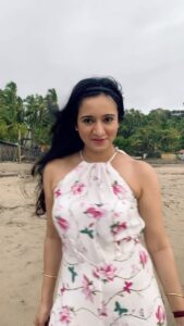 Harshika Poonacha Instagram - Simple simple 🥰 #trending #beach #shoot