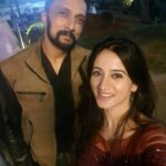 Harshika Poonacha Instagram - Happy birthday @kichchasudeepa sir 🎂 Keep inspiring us more and more ❤ Lots of love 😇