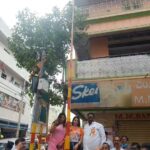 Harshika Poonacha Instagram - Flag hoisting for #independenceday ❤