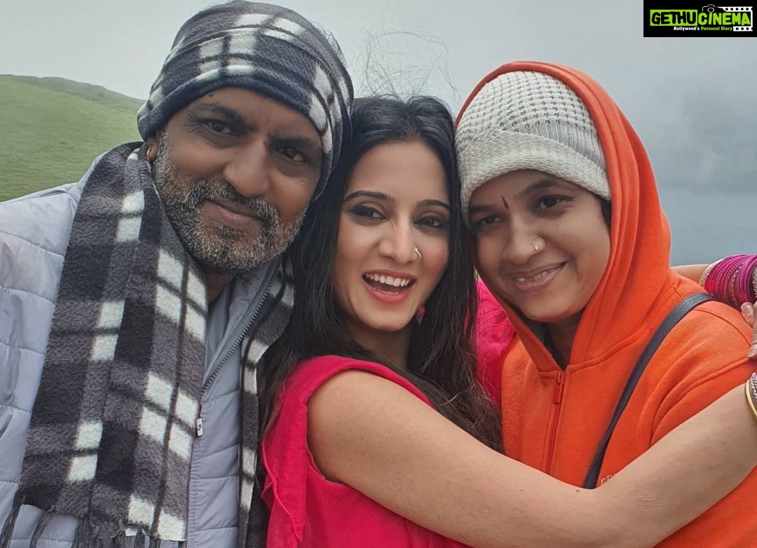 Harshika Poonacha Instagram - New Movie π¬ New Beginnings π₯ #Thayta starts rolling in the heavenly hills of Chikmagalur β€ Movie is directed by @layakokila sir and produced by @shaik_shahid_official sir starring @riyanrk70 @harshikapoonachaofficial and an amazing set of artists β€β€β€ Best part of the movie is working with my most favorite choreographers #MadanHarini masters, They've choreographed all the songs of my first movie #PUC when I was just 15 and seen me grow, till date working with them has always been an honor β€ Love you master π€©π₯° Special thanks to @laxmikrishnaofficial for designing such beautiful costumes for this movie β€ And my amazing staff @pukhrambam and @nandan2000 for making me look so good π€