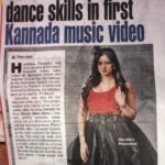 Harshika Poonacha Instagram - Big News ♥️♥️♥️ My First ever #Kannada #Album song releasing soon ♥️♥️♥️ Thankyou somuch @vinay.vinaylokesh for sharing this news to the world through @bangalore_times @timesofindia 💕 Starring #VyshaakRaj , Choreographed by @praveenaryaraj master , Music composed by #Ravish ,Album directed by #Shivraj and produced by #Swami . Watch out for this one ♥️
