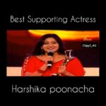 Harshika Poonacha Instagram – Wow such a beautiful memory 😍
When I won an award at the age of 16 for best actress in supporting role for my second movie #Jackie with powerstar @puneethrajkumar.official sir .
It was such a special movie for me as I played appu sirs sister and it was a beautiful script directed by the amazing #Suri sir. 
Thankyou for casting me in Jackie and changing my life @raghavendrarajkumar Appaji 🙏
It’s so nice to see my parents cheering for me, especially pappa as he was my biggest fan and I will miss him always 😢