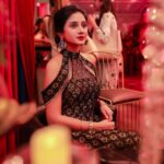 Harshika Poonacha Instagram - Gold and Glitter princess in a @nadira_couture creation 🌟✨ At the @the.nailartistry launch ♥️ Thankyou @_yellowz_media_ @deninmd @imozio_wedding_planner for the lovely pics 😍
