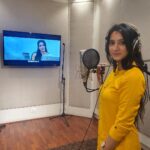 Harshika Poonacha Instagram – Dubbing sessions ❤❤❤
Back to what I love the most 🥰🥰🥰 Cinema and its work 😍😍😍
#cinema #movie #dubbing #love