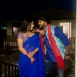 Harshika Poonacha Instagram - Dancing with my Amazing costar,The young superstar of #Bhojpuri industry @pradeeppandey_chintu ji on his famous song #pandeyjikabetahoon 🥰🥰🥰 It gives me immense pleasure to reveal the news that we are working together in my second Bhojpuri project #SajanReJhootMathBolo presented by #Yashifilms under the banner #Muskanmovies produced by #NasirJamal sir and directed by #premanshusingh sir. We need your love and blessings 🙏🙏🙏 #movie #shooting #love #blessings #support #bhojpuri