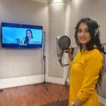 Harshika Poonacha Instagram – Dubbing sessions ❤❤❤
Back to what I love the most 🥰🥰🥰 Cinema and its work 😍😍😍
#cinema #movie #dubbing #love