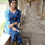 Harshika Poonacha Instagram – @badami_banashankri_temple ❤️ Badami