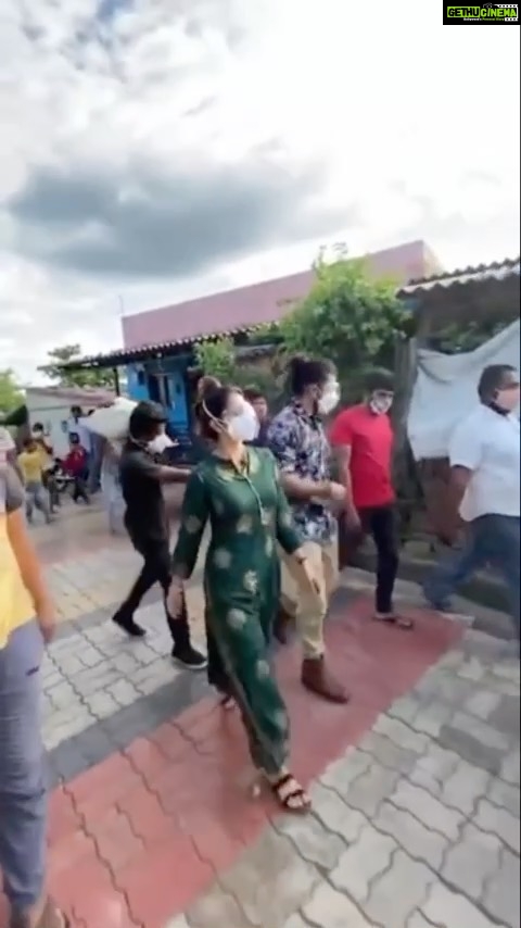 Harshika Poonacha Instagram - @bhuvanamfoundation @bhuvann_ponnannaa_official #covid_19 #visiting #villages