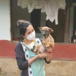 Harshika Poonacha Instagram - Met this cutie while team @bhuvanamfoundation was visiting the covid positive sealed down houses in Kaalooru ❤❤❤