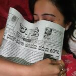 Harshika Poonacha Instagram - I'm sleeping hugging my favourite Shakthi newspaper today which has applauded our work .This has inspired us to work harder and help many more people who are in need. Thankyou somuch Shakthi 🙏🙏🙏