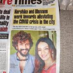 Harshika Poonacha Instagram - When @bangalore_times #TimesofIndia covers you on front page, The whole world calls you ❤️ This is the 16th pic I’ve received on Watsapp ❤️ Lots and lots of love @kavyachristopher @sunayanasuresh @joyeetach @vinaylokeshtoi Your articles will inspire us to work harder and come up with more such projects which helps our people . Thankyou once again. Team @bhuvanamfoundation is overwhelmed 🙏 @bhuvann_ponnannaa_official #covid_19 #bhuvanamfoundation #shwasa #bhandawa #feedkarnataka