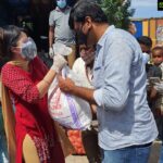 Harshika Poonacha Instagram – #FeedKarnataka 
@bhuvanamfoundation 
@bhuvann_ponnannaa_official
