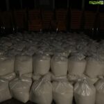 Harshika Poonacha Instagram - At @bhuvanamfoundation , the ration kits packing and loading in process. Our team works day and night to pack the ration kits and deliver to the needy and poor. #Bhuvanamfoundation The Religion of love and Kindness . @bhuvann_ponnannaa_official
