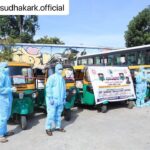 Harshika Poonacha Instagram – Honourable Health Minister @drsudhakark.official sir inaugurated our 2nd and 3rd projects #Shwasa our Oxygen Express buses and #Bhandawa our Genie Autos for delivering food and medicines to COVID patients, Ration kits to Needy people from @bhuvanamfoundation today
🙏🙏🙏
#BhuvanamFoundation ,The Religion of Love and Kindness 😇 
We need all your love and support 🙏 Lets help each other and God bless all 😇
#bhuvanamfoundation @bhuvann_ponnannaa_official 

#Repost @drsudhakark.official with @make_repost
・・・
ಭುವನಂ ಪ್ರತಿಷ್ಠಾನ ವತಿಯಿಂದ ಆಯೋಜಿಸಲಾಗಿರುವ ಶ್ವಾಸ ಆಕ್ಸಿಜನ್ ಎಕ್ಸ್ ಪ್ರೆಸ್ ಹಾಗೂ ಬಾಂಧವ ಉಚಿತ ಆಟೋ ಸೇವೆ ವಾಹನಗಳಿಗೆ ಚಾಲನೆ ನೀಡಲಾಯಿತು. ಕೊರೊನಾ ಸಂಕಷ್ಟದ ಸಂದರ್ಭದಲ್ಲಿ ಜನರಿಗೆ ನೆರವಾಗುವ ಅನೇಕ ಸೇವಾ ಕಾರ್ಯಗಳಲ್ಲಿ ತೊಡಗಿರುವ ಸಂಘ-ಸಂಸ್ಥೆಗಳ ಸಮಾಜಮುಖಿ ಕಾರ್ಯ ಶ್ಲಾಘನೀಯ. 

@bhuvann_ponnannaa_official

#UnitedAgainstCorona