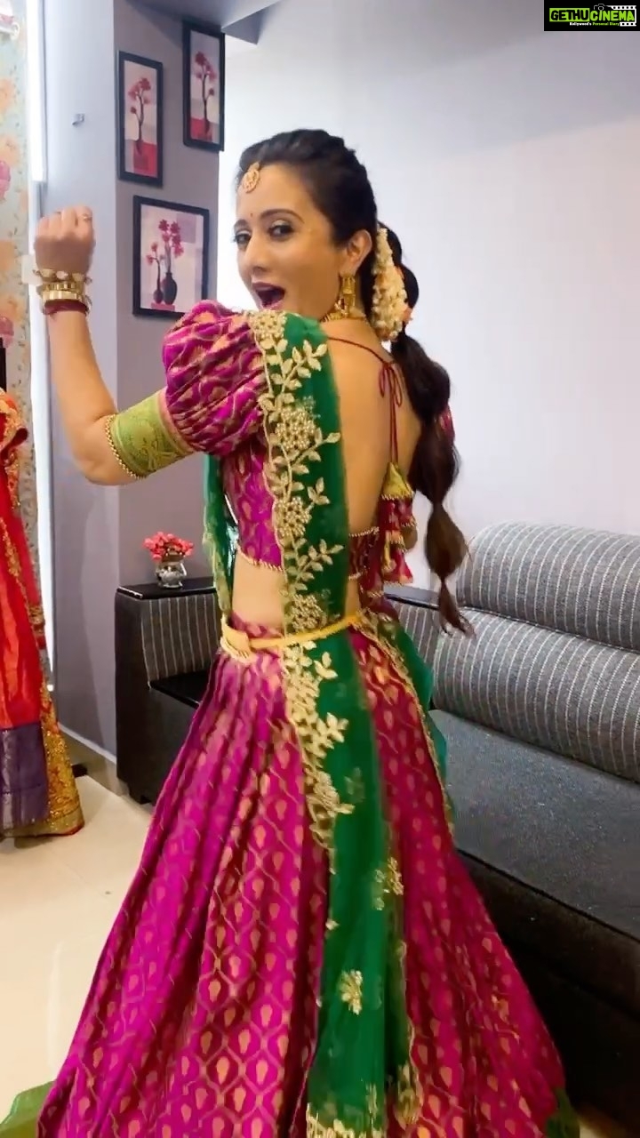 Harshika Poonacha Instagram - Ugadi Princess 👸