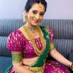 Harshika Poonacha Instagram – Ugadi Puttamalli ❤️❤️❤️
.
.
.
Loved this look by @nineonine_designstudio 
MUH @makeoverwithnirmala_bhadrappa 
Jewelry @waymore_priyanka