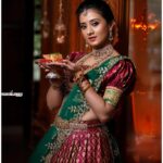 Harshika Poonacha Instagram - Let’s welcome Ugadi with great hope, eagerness and anticipation . Happy Ugadi ❤️❤️❤️ . . . Wearing beautiful @nineonine_designstudio PC @candidclicks1 MUH @makeoverwithnirmala_bhadrappa Jewellery @waymore_priyanka Nails @glamnails_bynikki