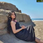 Harshika Poonacha Instagram – SKY above,  SAND below and PEACE within ❤❤❤