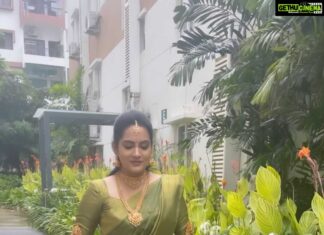 Himaja Instagram - ❤️ #musiclove #bgmlovers #reelslovers #sareelovers❤️ #green #trending