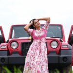 Himaja Instagram - Subhodayam 😍 This Beautiful Outfit By @vanidesignercollections ❤️ Earrings by @yuvi_collections ❤️ . . . . #greatquality #beautifulcollection #beautifuldress #designerdresses #thar