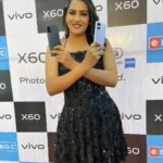 Himaja Instagram – 😍I’m soo Happy to Launch VIVO X60 PRO at BIGC AMEERPET @vivo_india_telangana 
This beautiful outfit by @ys_studios_fashion ❤️ #mobiles