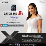 Himaja Instagram - Hey guys, Happy to share that I am invited to unbox the new Vivo x60 series mobile powered by Zeiss camera. Looking forward to catch up Live on April 2nd, 2021! 🥳🥳 #vivoX60series #vivoindia #vivo #vivox60 #vivox60pro #x60series #photographyRedefined #zeissbatis @vivo_india_telangana