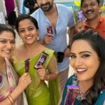 Himaja Instagram - Thank you @actorshaurya for the chocolates 😍 Happy chocolate Day ❤️ #chocolateday #dairymilk @vaishnavi_chaitanya_ @kalyani_natarajan @ipraveen_actor #nagashourya #vaishnavichaitanya #varudukavalenu