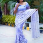 Himaja Instagram - 💜Me And My Never Ending Saree Love💋 Designed by @sahasra_ethnics by kavitha Baddam photographer @verendar_photography . . . . #favouritecolour #sareestyle #sareeblogger #sareeswag #sareeoftheday #sareeofinstagram #sareeofindia #himaja #treditional #trendingfashion #designerblouse #designersarees #designersareeshyderabad #hyderabadblogger #tostunning # lovewithviolet #sarees #designersHyderabad #tollywood #celebrity #spotting #Customoutfit