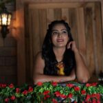 Himaja Instagram - 🎉Enjoy your life today because yesterday had gone and tomorrow may never come .. . . . #livelife #morning #goodvibes #beautiful #outfits #designerwear #floraldesign #hyderabad #biggbosstelugu3