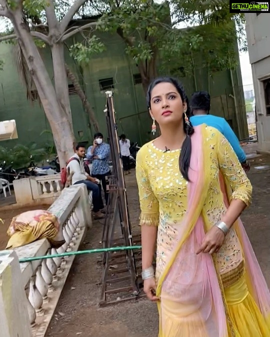 Himaja Instagram - #shooting #sanitizer #staysafe #tiktokindia Dress @shashikstudio