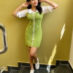 Himaja Instagram - 🧚Our imagination is the only limit to what we can hope to have in the future❤️ #environment #stayhome #staysafe #hope #dress #guccishoes #beauty #tbt #future #fingerscrossed #green #style #trend