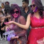 Himaja Instagram - Holi fun with @ashu_uuu @i.ali.reza 🥳