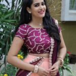 Himaja Instagram - 🌺🌸 Never Give Up on Something U Believe In..photography by @vclicksphactoryofficial Outfit&Bangles by @eshas_ethnic_wear Jewellery @swarovski
