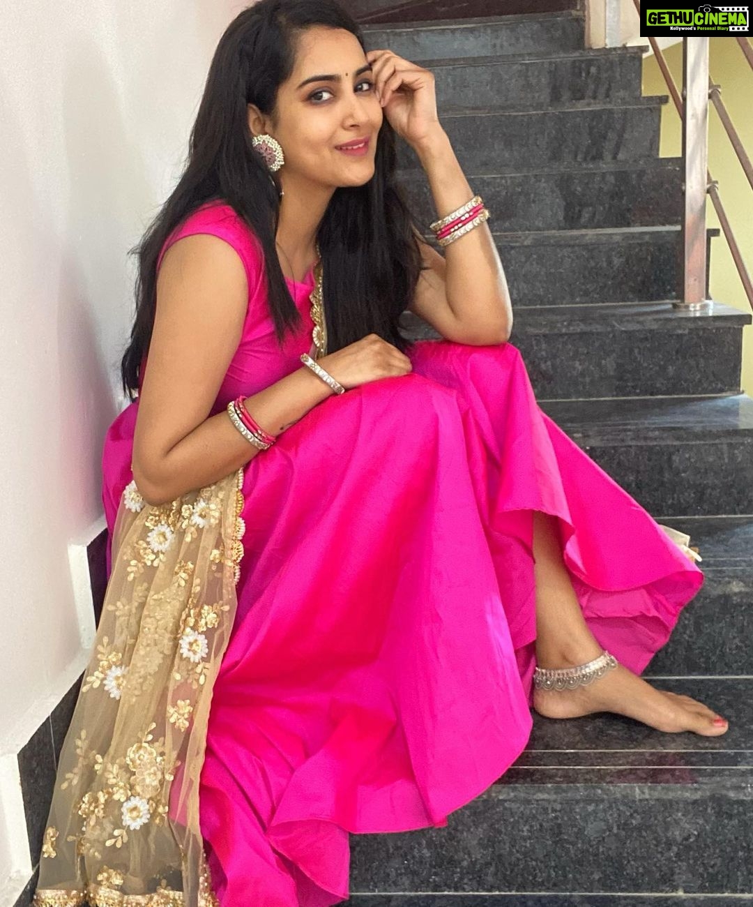 Himaja Instagram - ❤️❤️❤️School days Numchi vaaduthunna patteelu.. Maa Ammamma gift #grandma #love #anklets #schoolmemories #telugu #southindia #treditional #teluguactress