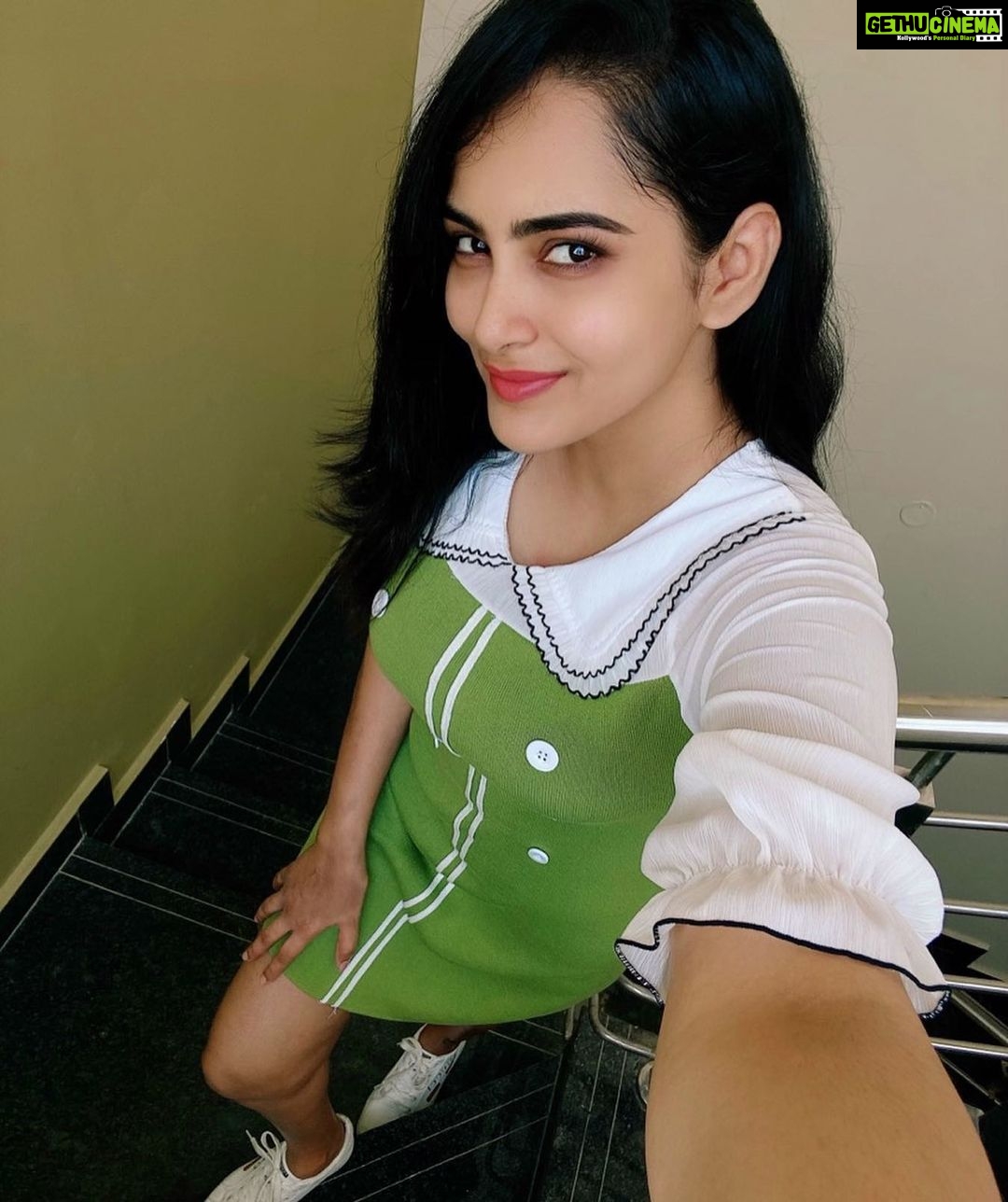Himaja Instagram - š§Our imagination is the only limit to what we can hope to have in the futureā¤ļø #environment #stayhome #staysafe #hope #dress #guccishoes #beauty #tbt #future #fingerscrossed #green #style #trend