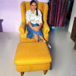 Himaja Instagram - The best handcrafted customised furniture in town. I got my beautifully upholstered arm chair handcrafted by @finecraftz furniture. Amazing quality and finesse ♥️ . A big shoutout to @finecraftz furniture Call : 9177000010 (Nishanth) . . #customisedfurniture #sofalove #handcraftedfurniture #homedecor #furnituredesign #hyderabadfurniture #armchair #upholesteredchair