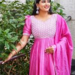 Himaja Instagram – Celebrating myself in @sthriofficial as I wear this Pink Anarkali Set in Raw Silk which is hand embroidered to bring out the essence of Luxury…

Please follow this Couture Brand from Hyderabad to shop the most exciting Fashion collections and keep yourself updated with the Trend.. 
#beingsthri #designerwear #designerwears #designerwearinspiration #dresses #pinkdress