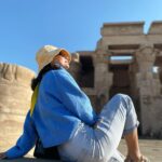 Hina Khan Instagram - Dreams, Mysteries, Memories #egyptdiaries #komombutemple #wanderlust