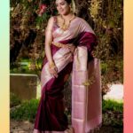 Iniya Instagram - The look was predominantly in the shades of sparkling grapes and wine tones and subtle glowey skin complimenting classic updo with malli poo and antique statement jewlery !!! Feature : @iam_ineya 💫 Designer :Boutique for Blouse @yoshnasbyela Saree Design house @aaryanair.designstudio Makeover: @reenapaiva Photography : team @camerasenthil Jewelry designer: @nivabridalgallery Venue: @sppgardens . . . #fashion #bridaldressinspiration #aishwaryadutta #reenapaiva #beautyportrait #photooftheday #model #portraiture #beautyshot #reenapaiva #undiscoveredmuas #undiscovered_muas #makeupartistsworldwide #chennaimakeup #chennaimakeupartist #celebritymakeup #celebritymakeupartist #makeupinchennai #makeupartistchennai #shelooksbeautiful #fashion #fashionphotographyappreciation