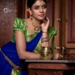Iniya Instagram - 🧚🏻🧚🏻🧚🏻 YOU ARE NOT INCOMPLETE, YOU ARE EVOLVING , EMBRACE THE PROCESS .🧚🏻🧚🏻🧚🏻 . . . Clickz: @jithuprakashan Retouch: @reenusbabu_retoucher Make up & Hair: @pinkyvisal Jewels: @kushalsfashionjewellery Outfits: @diva_womensclothingstore Venue:@wayanadfortresort #traditional #saree #ethnic #jewels #sarees #classic #traditionalwear #weddingdress #weddingseason #designerjewelry #designersarees #pattusarees #brides #bridal #bridestyle