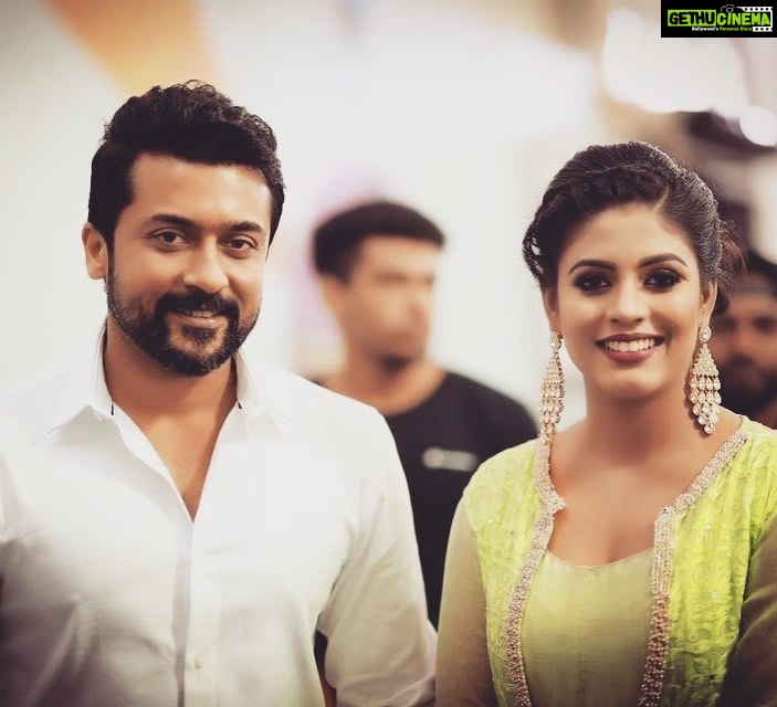 Iniya Instagram - HAPPY BIRTHDAY VERSATILE ACTOR SURIYA SHIVAKUMAR🥳 @actorsuriya 💚