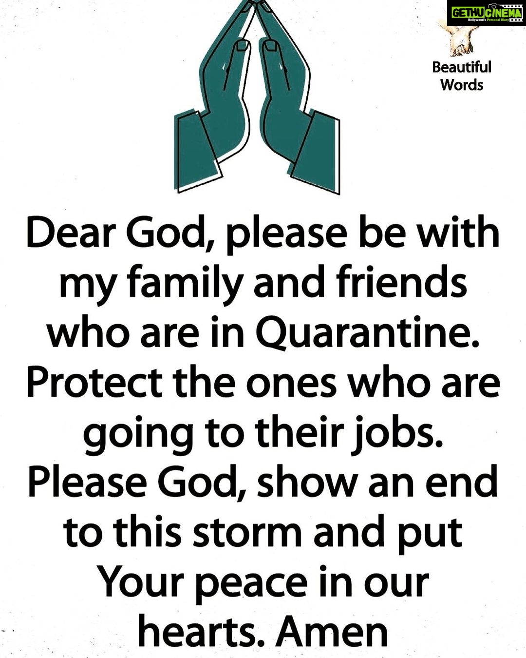 Iniya Instagram - #stayhome #staysafe #fightagainstcoronavirus