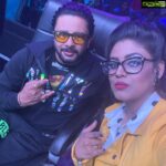 Iniya Instagram - On the sets of #suryajodino1 #suryatv #inst.prasanna