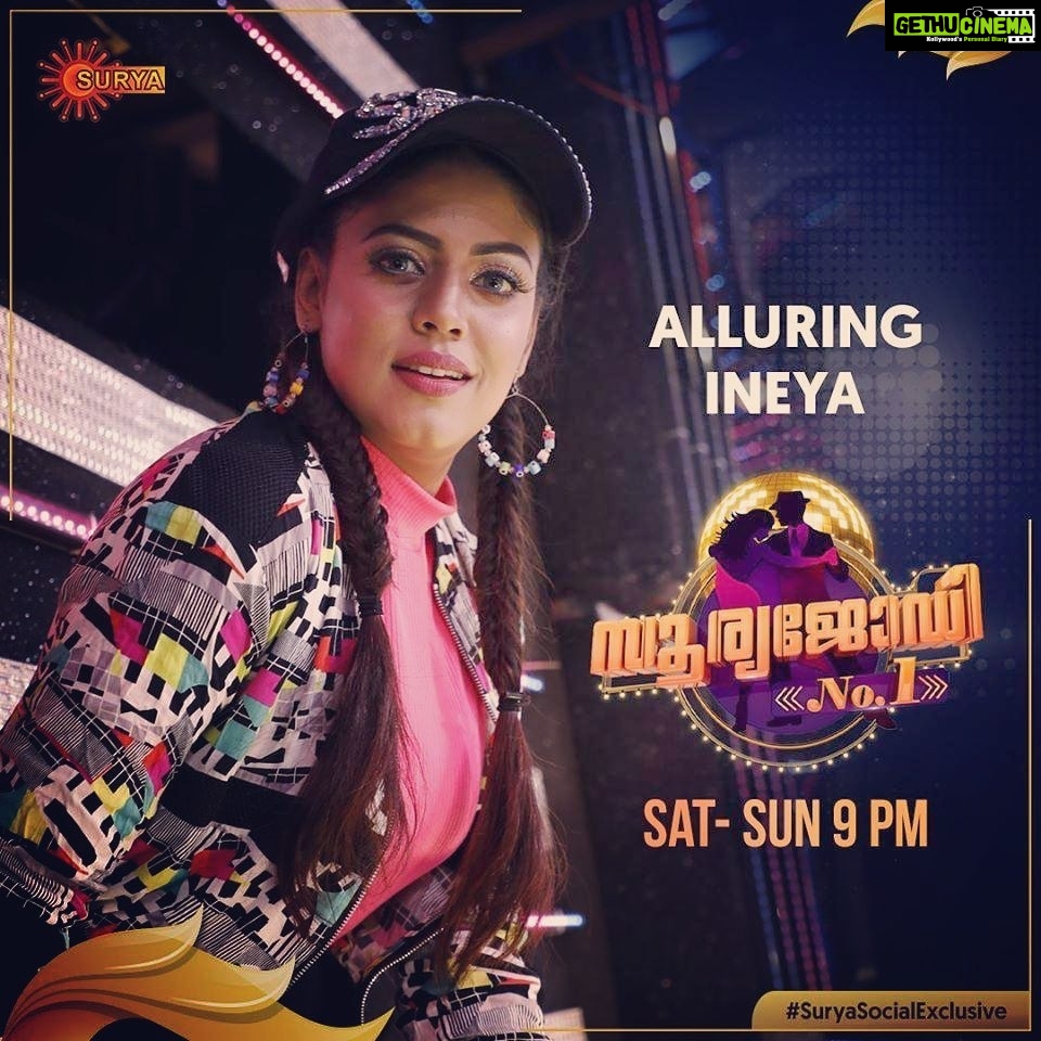 Iniya Instagram - Real Battle Starts from today !!! Don’t miss it #dancerealityshow#judge#9pm#suyajodi#suryatv