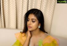 Iniya Instagram - Styling:@impriyankasahajananda💫 Outfit :@lekhareddycouture 👗 Jewlry:@vibha_creations_collections 👗 Make up:@vrusti 💄 Photography:@iphone