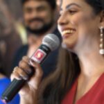Iniya Instagram - HIGHLIGHT OF THE EVENT 🤘 Qatar 🇶🇦 MAMANGAM THEATRE VISIT 💁‍♀️ @mamangam_themovie @mfwai_qatar Safari mall ♥